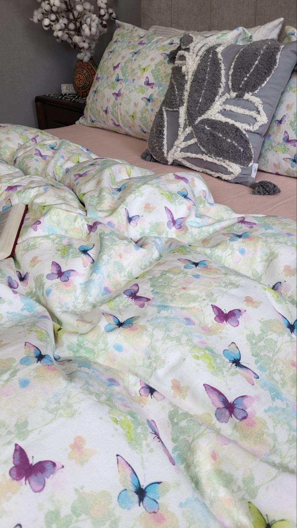 Комплект постельного белья Волшебница фланель семейный/наволочки 50х70/70x70 см Пудровый (8803) - фото 4 Комплект постельного белья Волшебница фланель семейный/наволочки 50х70/70x70 см Пудровый (8803) - фото 4