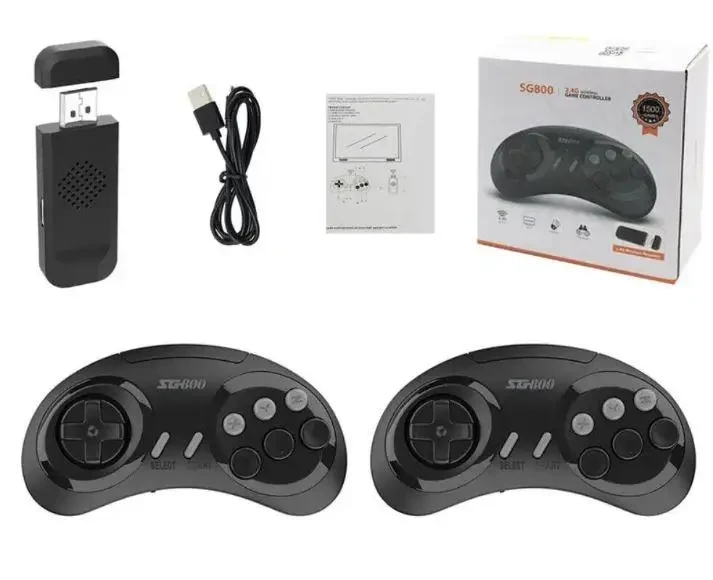 Игровая приставка Game Controlle SG-800 с беспроводными джойстиками 2 шт. (8835)