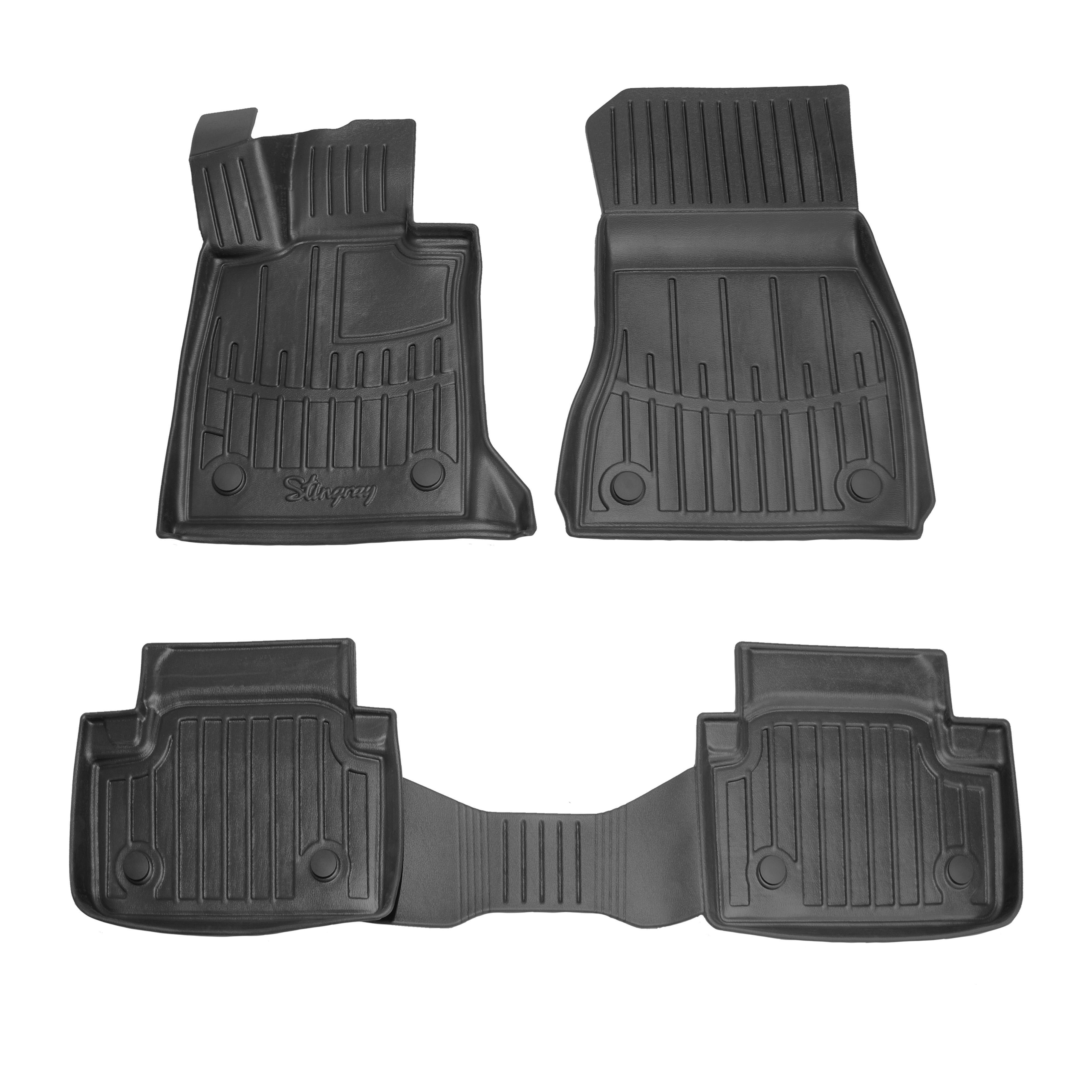 Коврики Stingray 3D для BMW 5/i5 серия G60/60E/61 2023- рр. полиуретан 4 шт. Черный (158211)