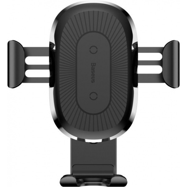 Автодержатель Baseus Wireless Charger Gravity Car Mount Black (WXYL-B0A)