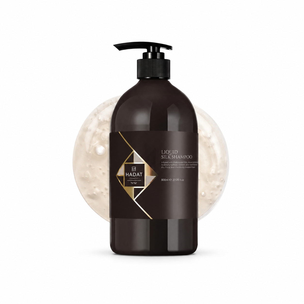 Шампунь Hadat Cosmetics Liquid Silk Shampoo Рідкий Шовк для відновлення сяйва та блиску волосся 800 мл