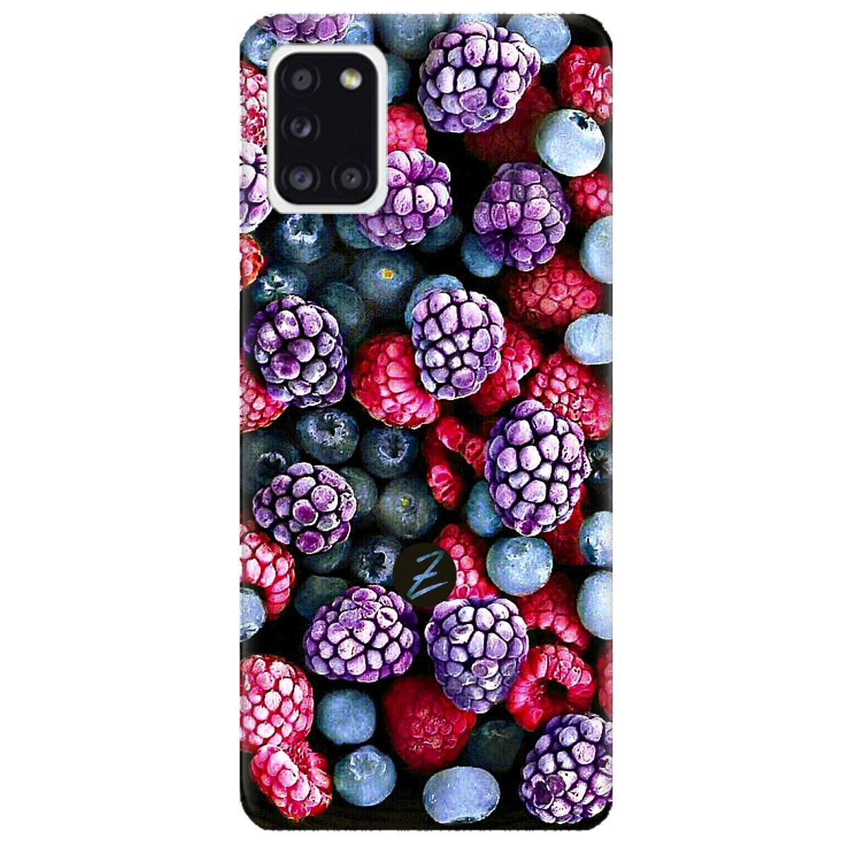 Силиконовый чехол Zorrov для Samsung Galaxy A31 - Frosty berry (14110040099088782) - фото 1