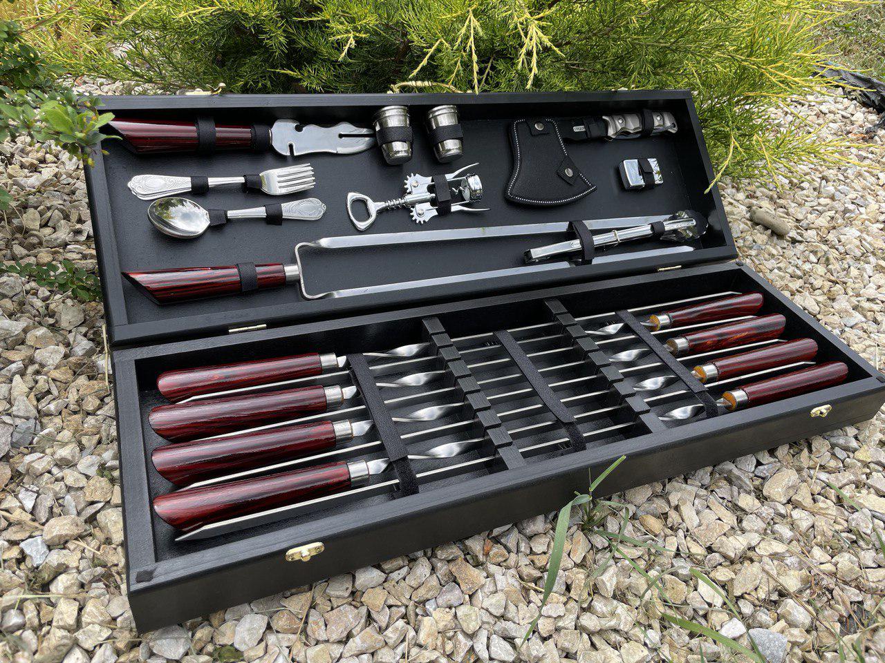 Набір шампурів Гриль cherry в кейсі (11219581)