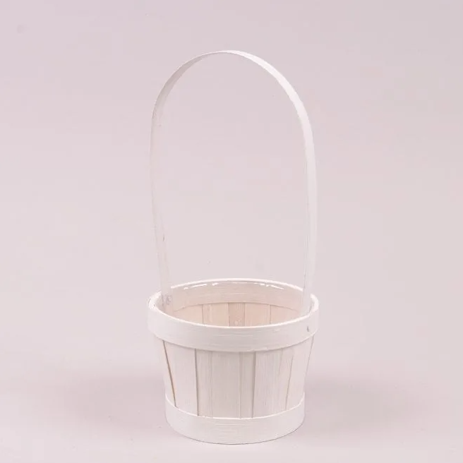 Корзина бамбуковая Flora Белый (38001)