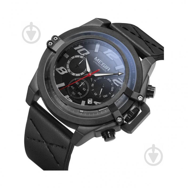 Часы Megir Black MG2052 (ML2052G-BK-1) - фото 2