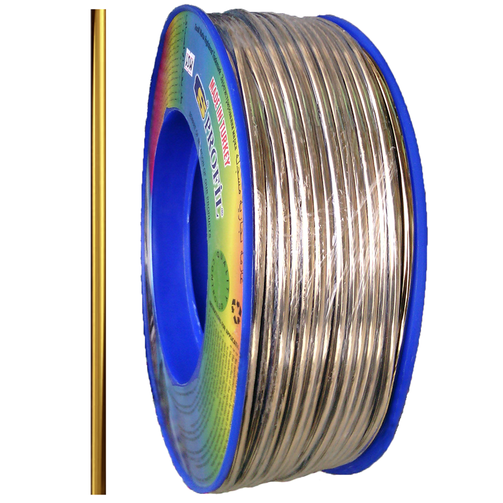 Молдинг М03 8 мм 1 м Золотой (7004)