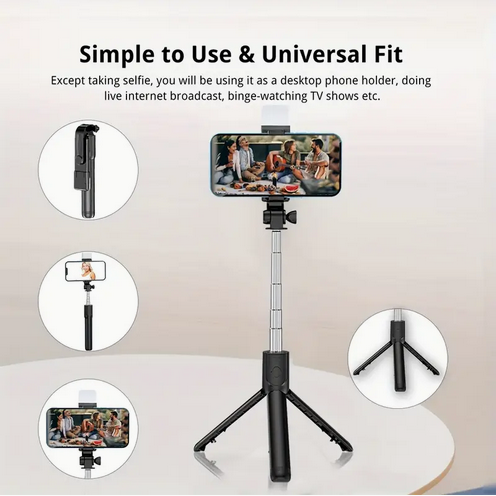 Селфи-палка с пультом Bluetooth Черный (K1BL) - фото 8 Селфи-палка с пультом Bluetooth Черный (K1BL) - фото 8