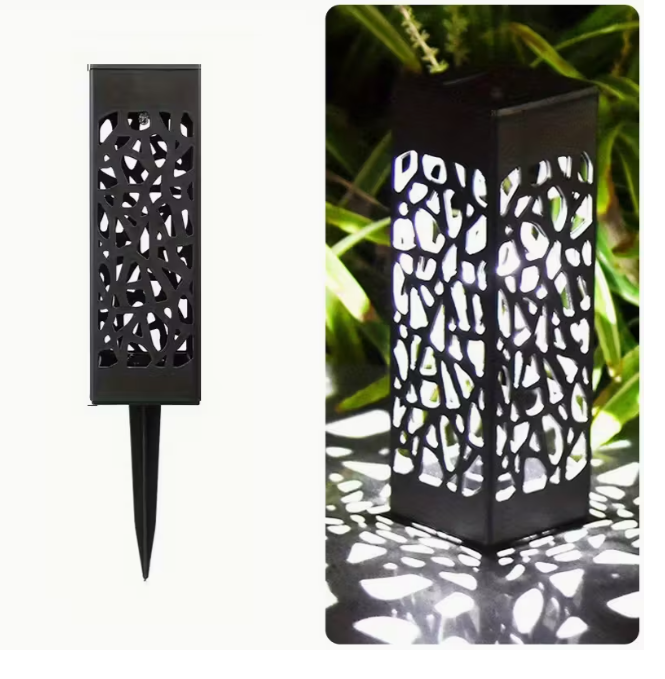 Садовый светильник на солнечной батарее ажурный для газона Холодный белый свет (1708) - фото 2 Садовый светильник на солнечной батарее ажурный для газона Холодный белый свет (1708) - фото 2