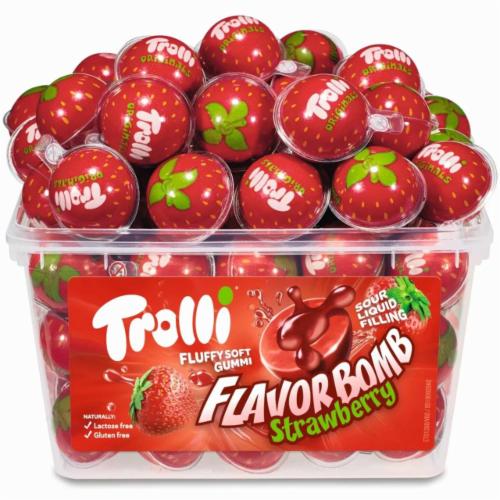 Конфеты желейные Trolli Flavor Bomb Strawberry 1128 г (30827060) Конфеты желейные Trolli Flavor Bomb Strawberry 1128 г (30827060)