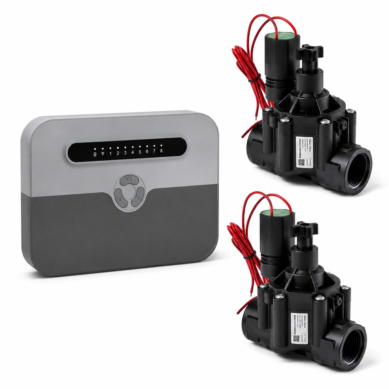 Комплект для автоматичного поливу Tervix WiFi контролер та 2 клапани DN40 (TRV-499424)