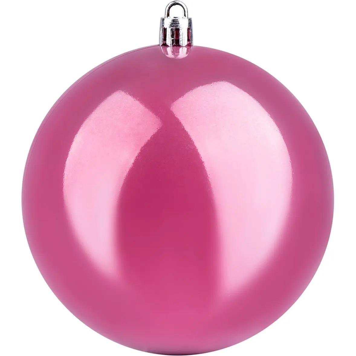 Шар новогодний Шарик 10 см Бледо-пурпурный (TY-5-R-262)