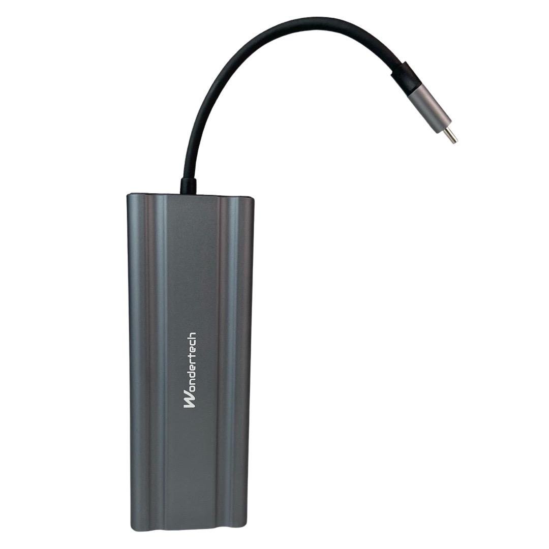 USB-хаб Wondertech WT00586 10в1 USB2.0x1 USB3.0x1 USB-C - фото 5