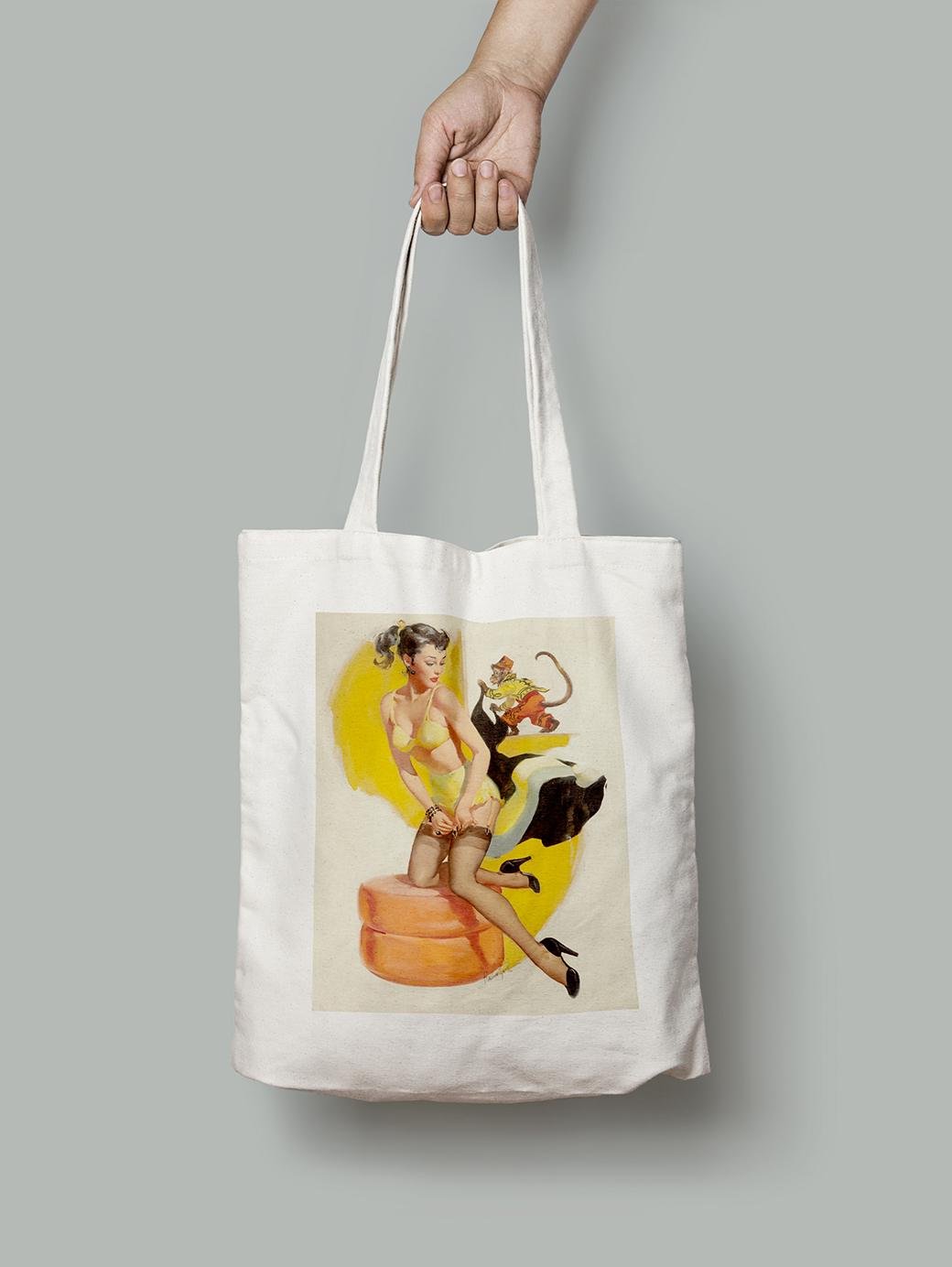 Эко-сумка Обезьянка утащила платьице. Джойс Баллантайн шопер (pin_up010221_Bag) Эко-сумка Обезьянка утащила платьице. Джойс Баллантайн шопер (pin_up010221_Bag)