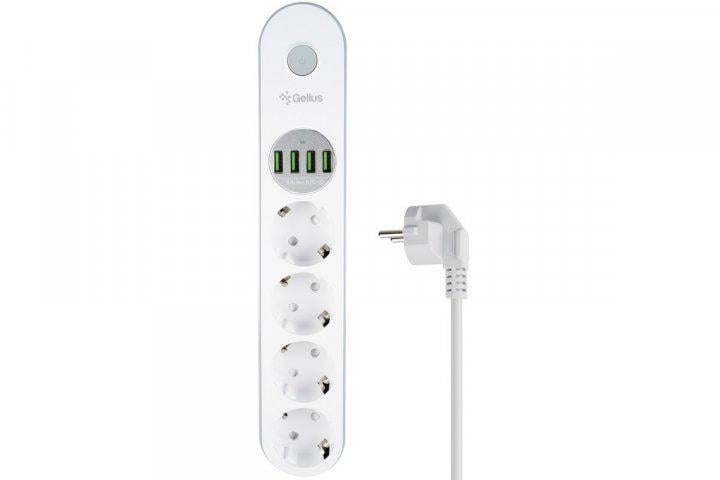 Фільтр Gelius Pro PowerStrip G-Power 2m GP-PS-001 White (58029)