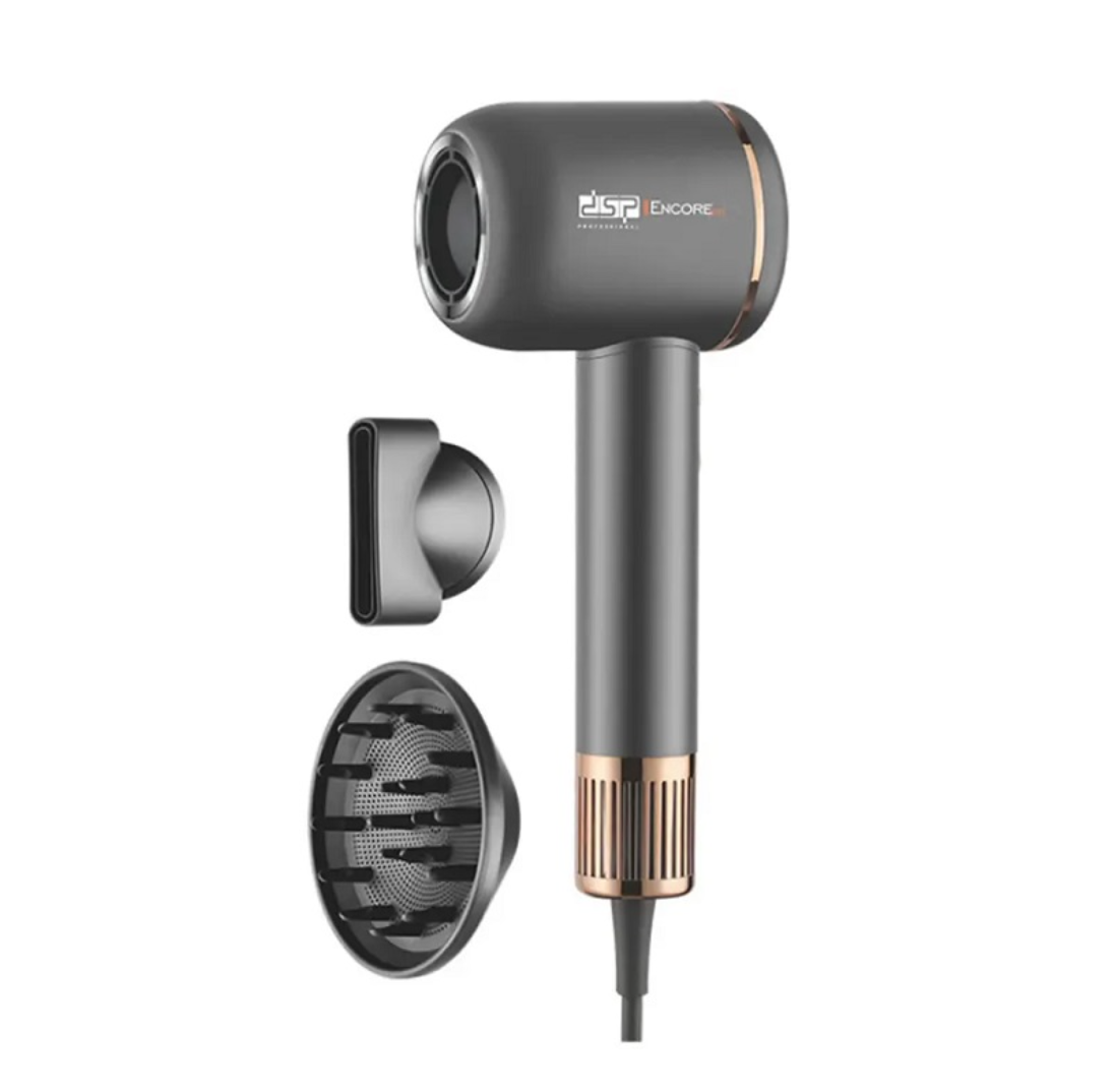 Фен DSP 30267 с двумя насадками 1800 Вт Серый (22901464)