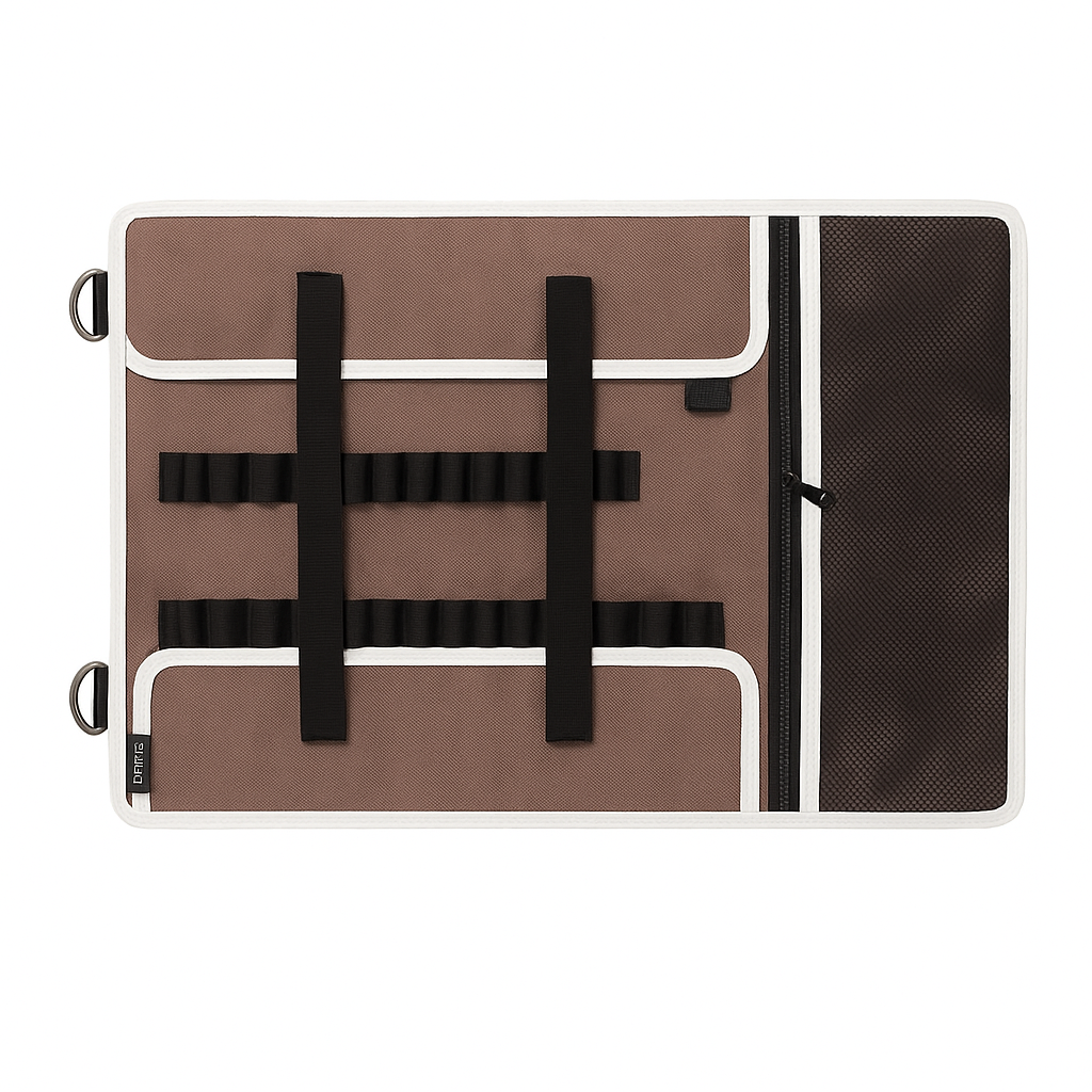 Чехол-органайзер маленький Naturehike NH20PJ093 для колышков 16 шт. 31,5x42 см Brown (6927595705445)