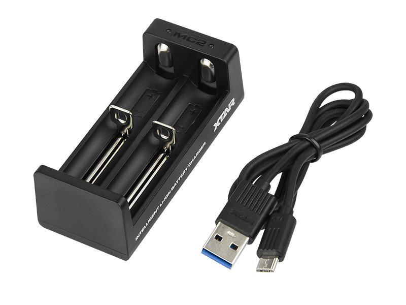 Зарядное устройство для аккумуляторов XTAR MC2 2x18650 USB (75-449#) Зарядное устройство для аккумуляторов XTAR MC2 2x18650 USB (75-449#)