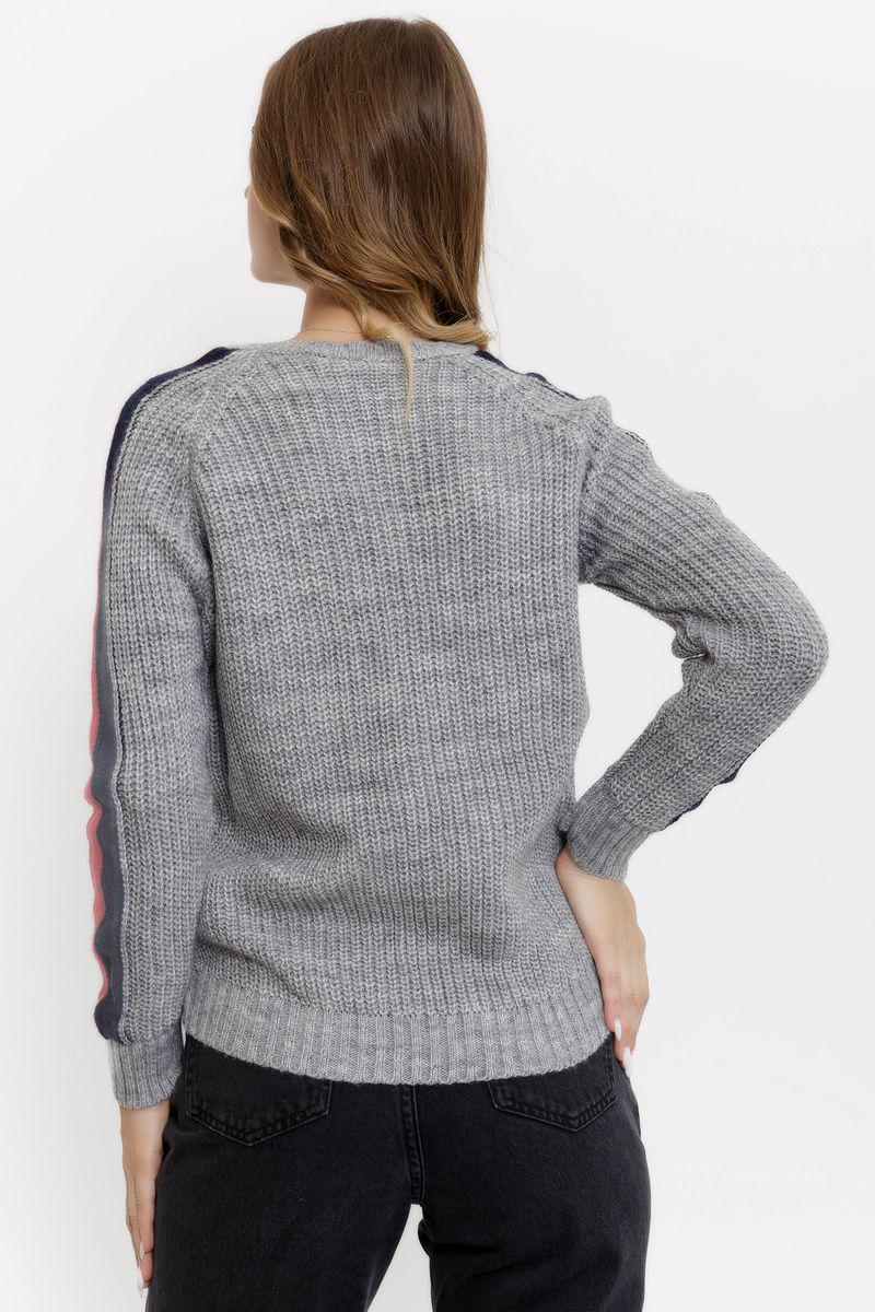 Светр жіночий в'язаний Ager 167R1007 S/M Сірий (9624670) - фото 4 Светр жіночий в'язаний Ager 167R1007 S/M Сірий (9624670) - фото 4