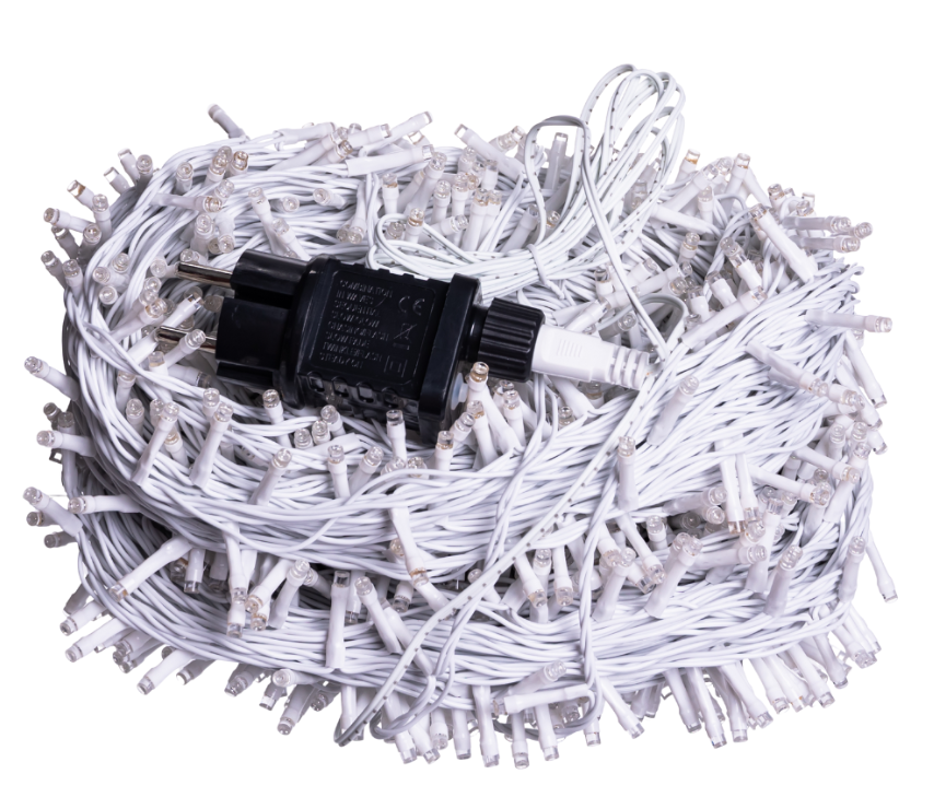 Гирлянда нить уличная 1000 LED 100 м от сети белая нить Синий - фото 7 Гирлянда нить уличная 1000 LED 100 м от сети белая нить Синий - фото 7