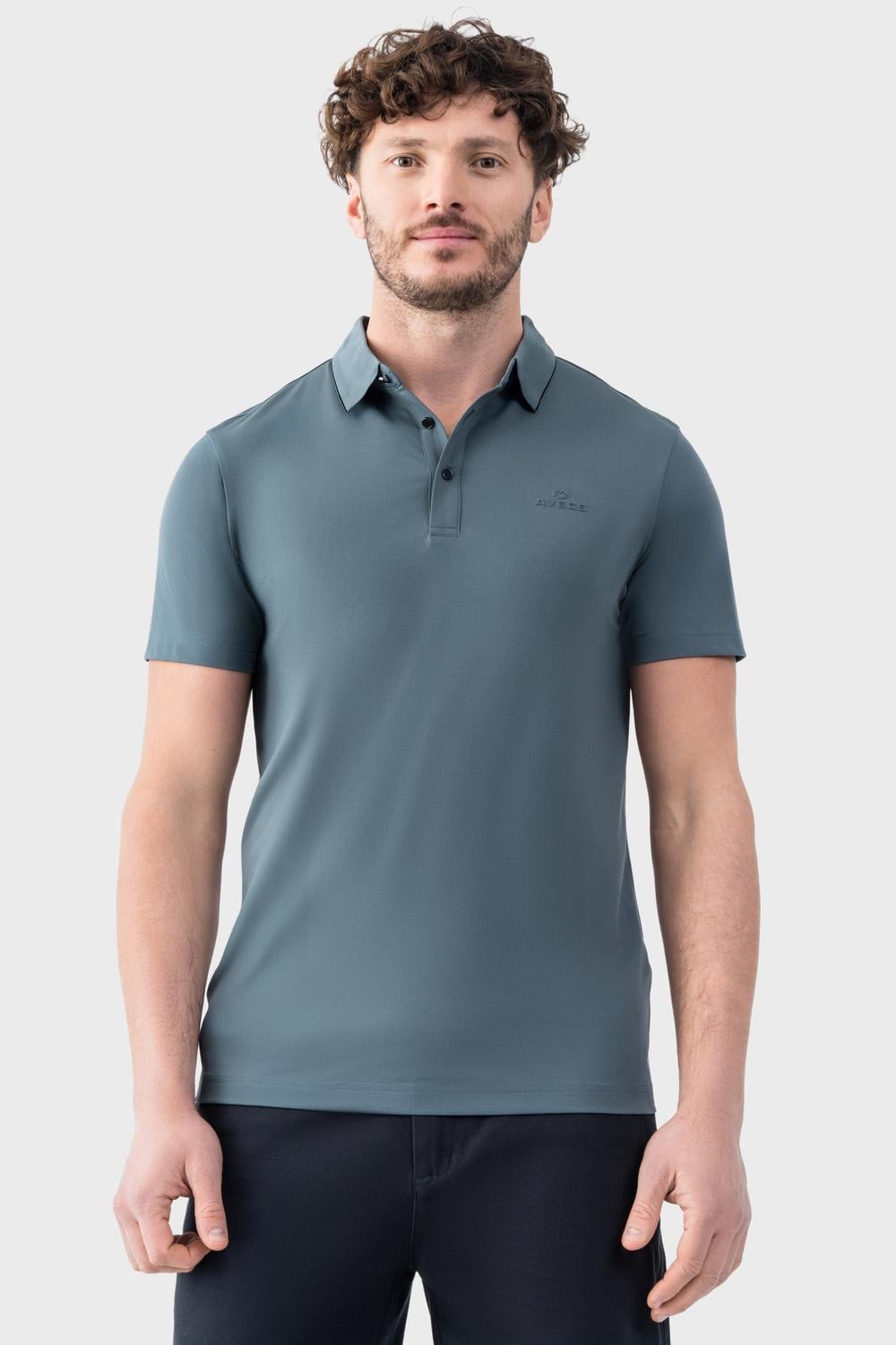 Поло Avecs с технологией Soft Touch 2XL Черный (30500/29-2XL)