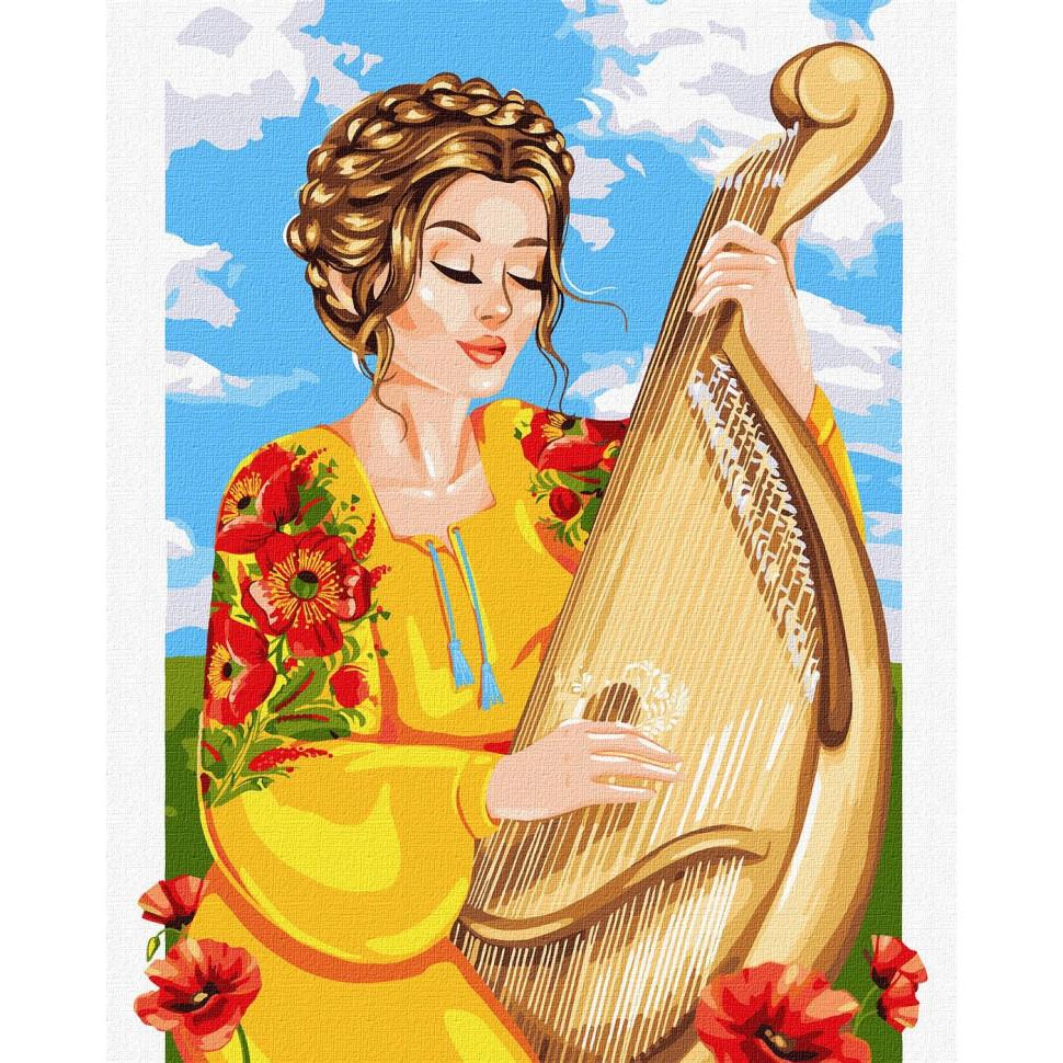 Картина по номерам Идейка Играй моя бандура 40x50 см (KHO4981)