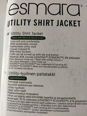 Жіноча сорочка-піджак у модному утилітарному стилі р. 38 - фото 4