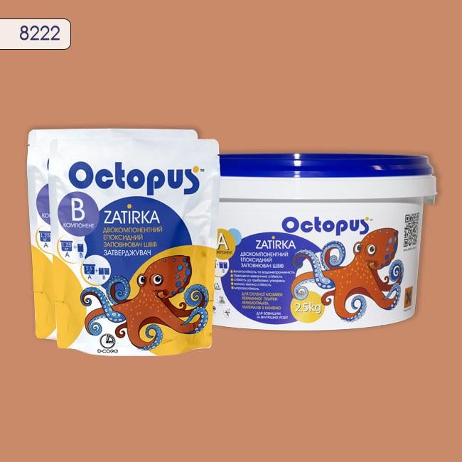 Затирка для плитки Octopus Zatirka 8222 епоксидна 2,5 кг