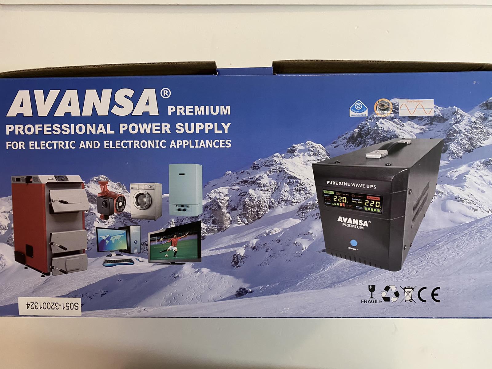 Источник бесперебойного питания Avansa LED 1000 ВА 700 Вт 12 В с правильной синусоидой - фото 4 Источник бесперебойного питания Avansa LED 1000 ВА 700 Вт 12 В с правильной синусоидой - фото 4