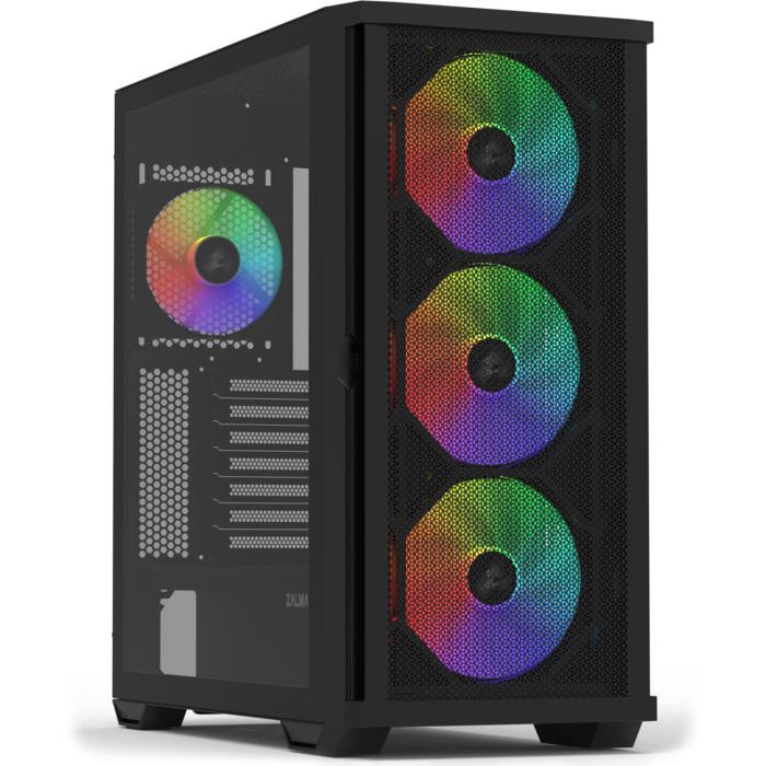 Корпус для ПК Zalman Z10 Plus ARGB Midi-Tower no PSU ATX/MicroATX/Mini-ITX Black (Z10PLUS)