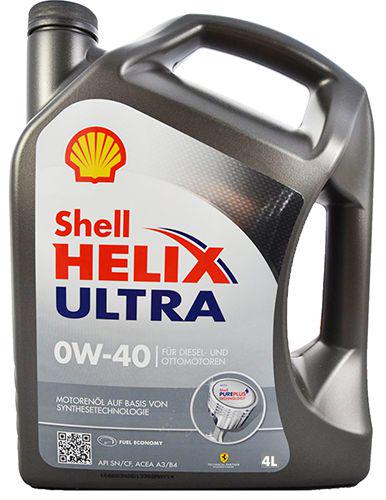 Моторное масло Shell Helix Ultra 0W-40 4 л