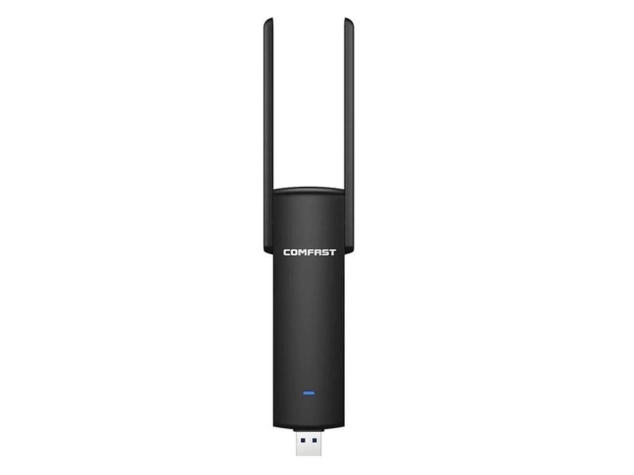 Адаптер Wifi Comfast USB 3.0 дводіапазонний 1200 Мбіт/с 2,4/5 гГц - фото 1