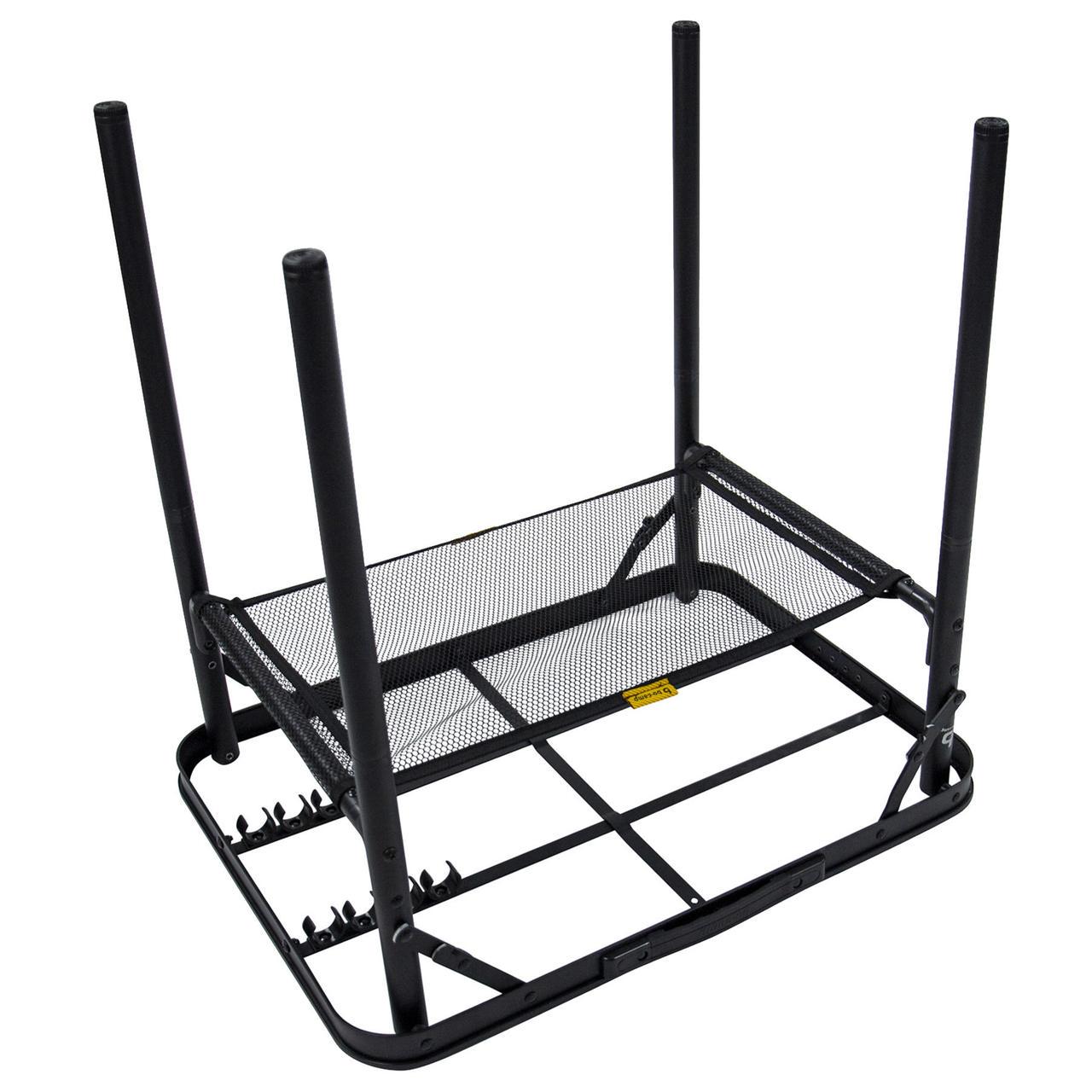 Стол кемпинговый Bo-Camp Garland компактный с сеткой 60x45 см Черный (27332861) - фото 10