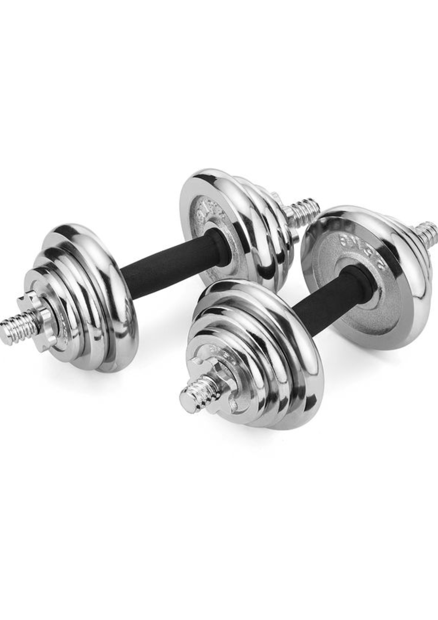 Набор гантель в кейсе Gymtek хромированных 2х10 кг - фото 3 Набор гантель в кейсе Gymtek хромированных 2х10 кг - фото 3