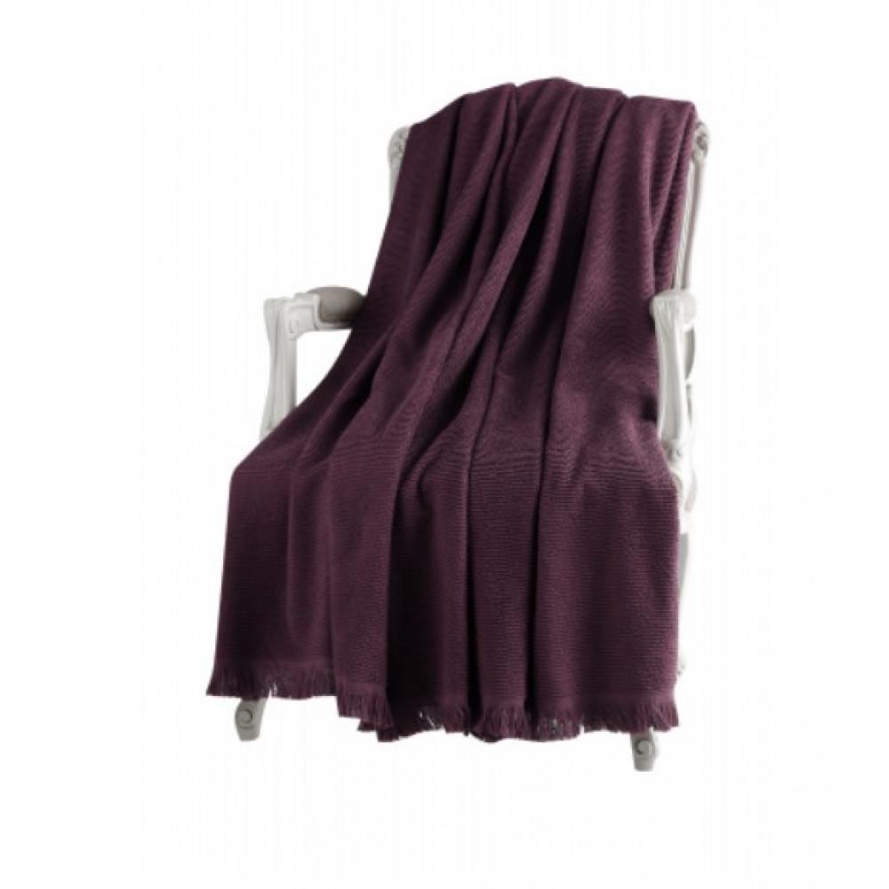 Простынь махровая Tivolyo Home Natural Slim murdum 220x240 см (2000022280176) - фото 4