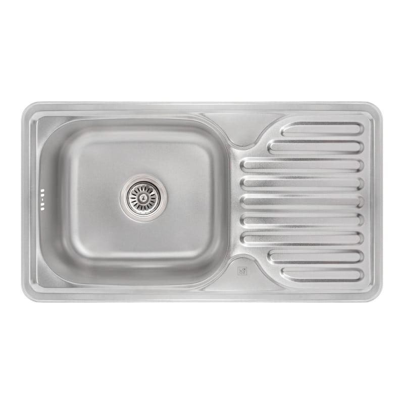Мойка для кухни Lidz 7642 Micro Decor 0,8 мм (LIDZ764208MICDEC)