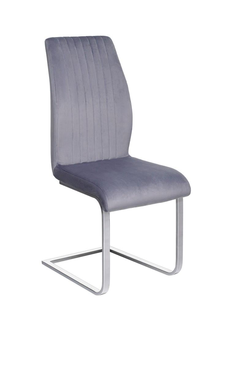 Стул Vetro Mebel S-125 металл/ткань Хром/Серый