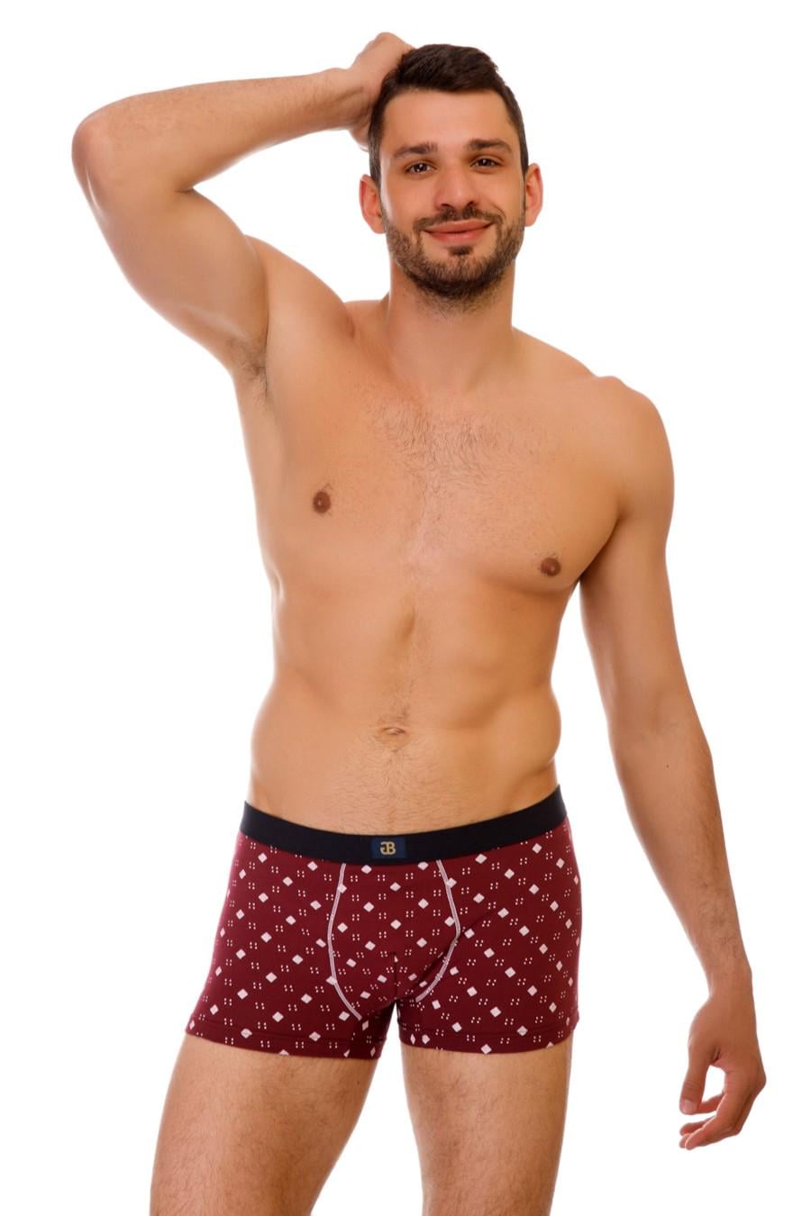 Труси боксери Gasoline Blu р. 50/L Бордовий (70847)