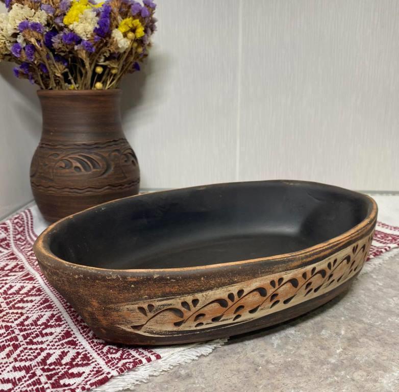 Блюдо под студень Ангоб