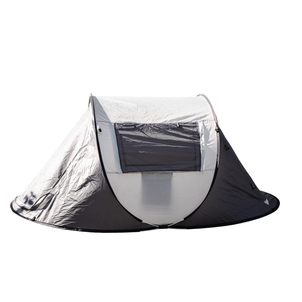 Палатка 2-х местная туристическая кемпинговая для рыбалки 245x145x100 см Серый (LU-030BE)