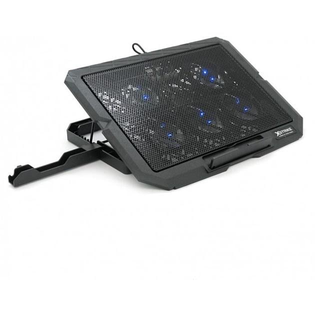 Подставка для ноутбука XSTRIKE XS-55 10-17 охлаждающая с подсветкой и 5-ю вентиляторами