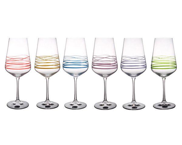 Набор бокалов для вина Bohemia Sandra 350 мл 6 шт. (40728 350S M8700)
