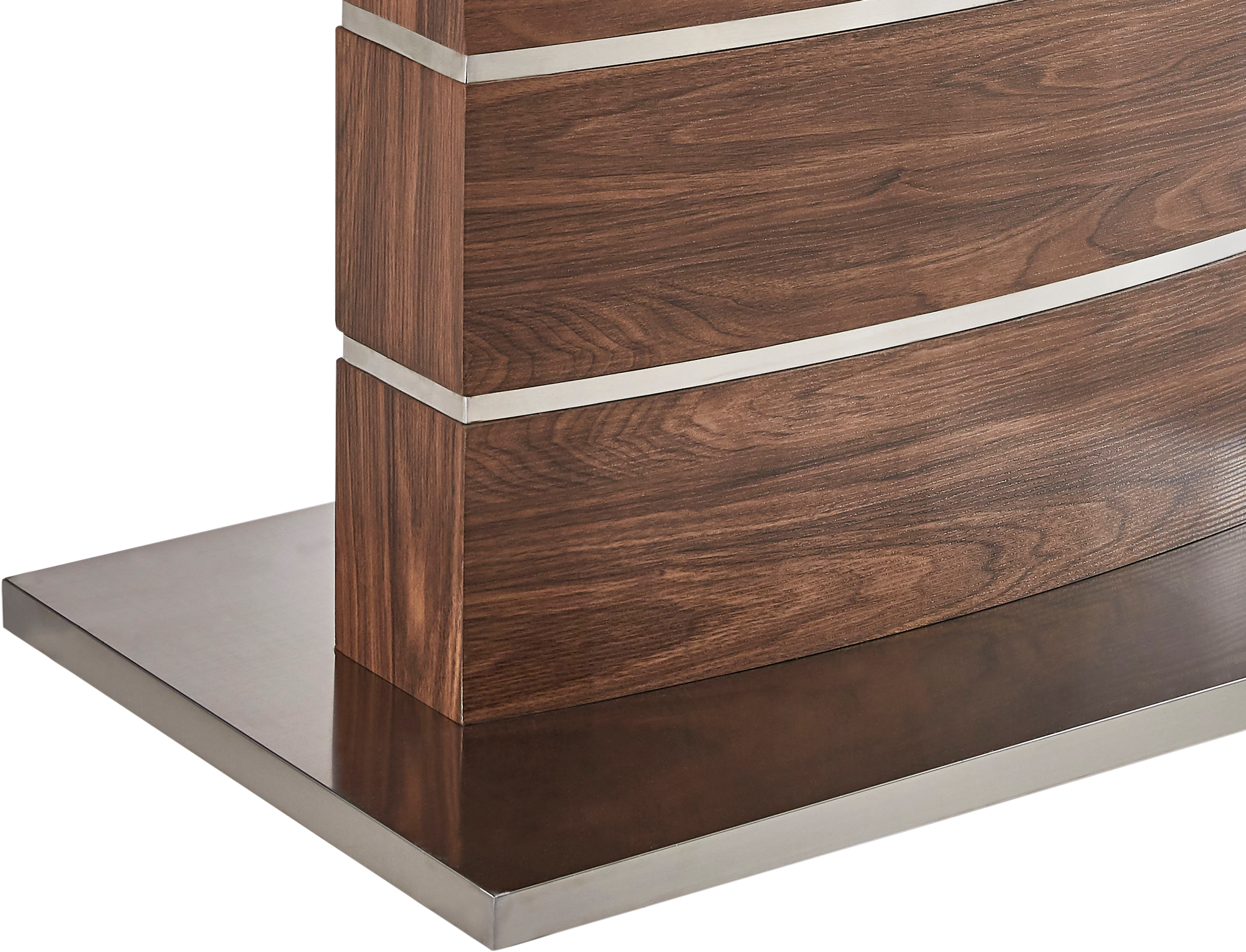 Стіл обідній розкладний GT K-6112 140-180x80x76 см Walnut - фото 6