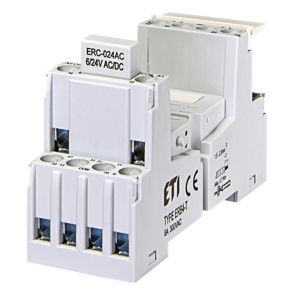 Колодка ETI ERB4-M тип T для промежуточных реле (2473014)