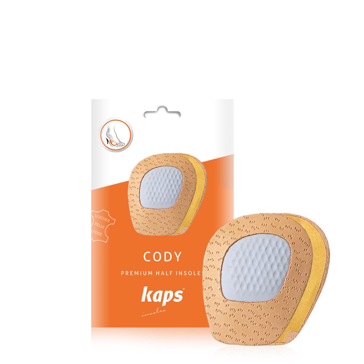 Напівустілки для взуття Cody Kaps з латексною подушечкою (2*51146)