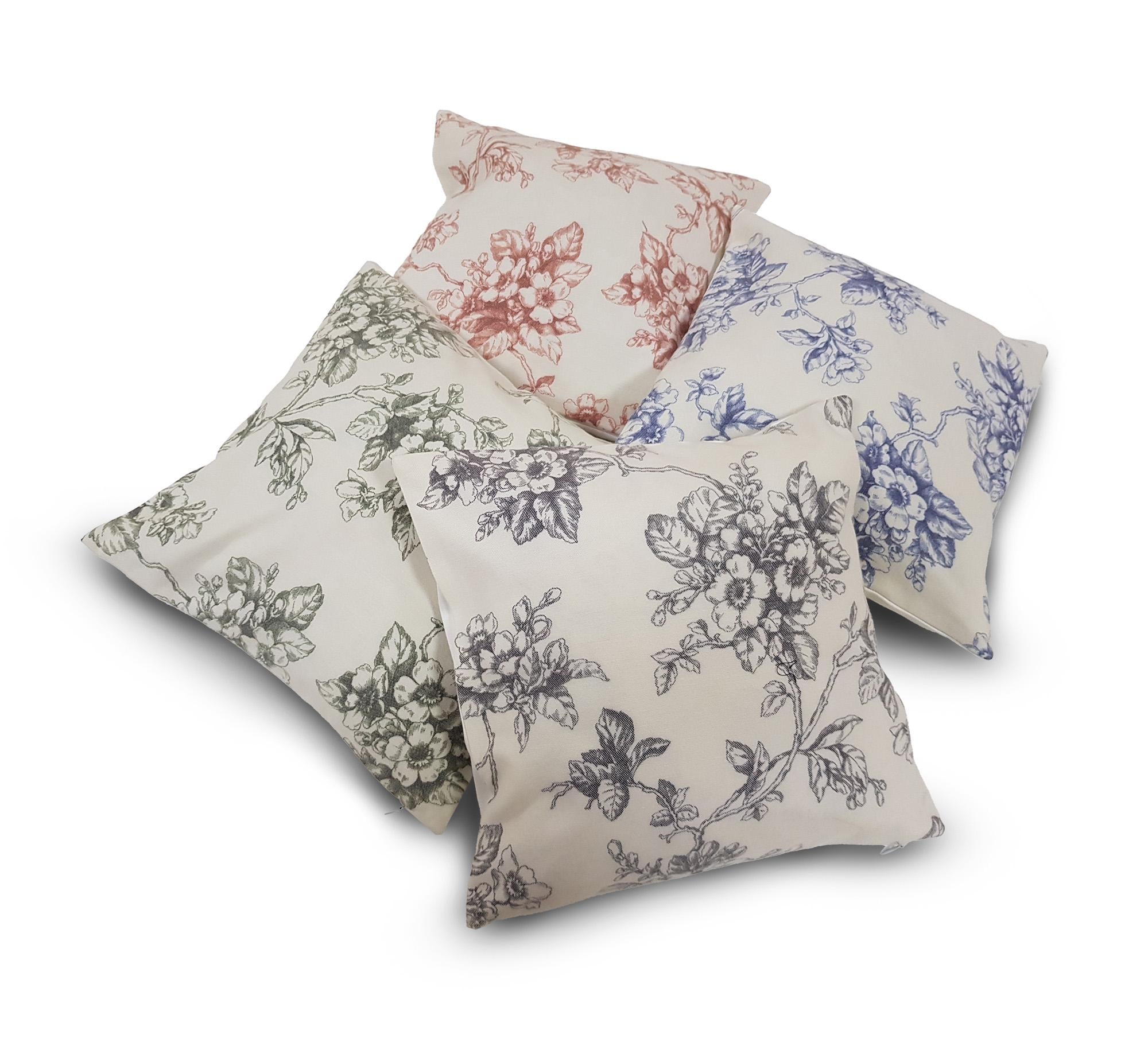 Комплект декоративных подушек Firanka Flowers 30х30 см 4 шт. Разноцветный (п_0113)