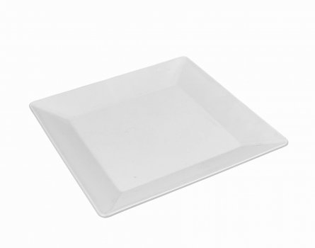 Піднос із полікарбонату 18х18 см термостійкість -20...+70°С квадратний Білий (53059)