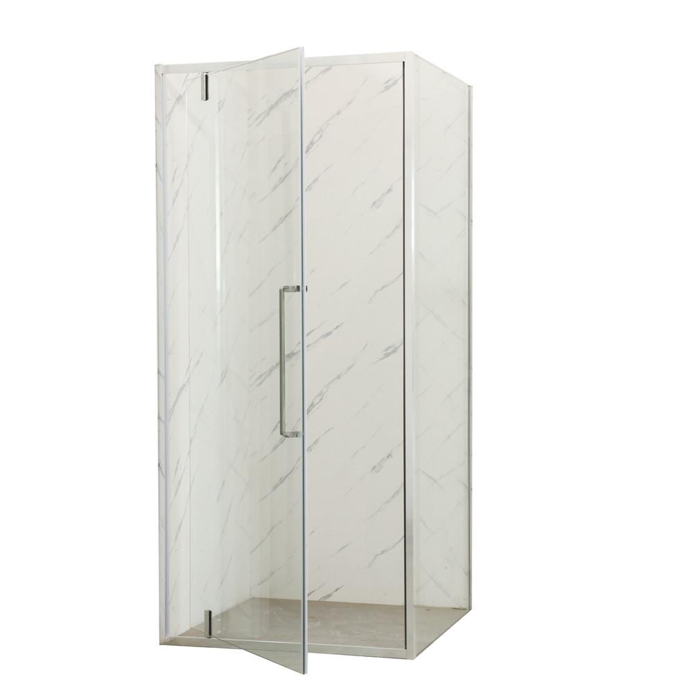 Душевая кабина без поддона MIXXUS Premium BEVEL SC01-90x90x195-TR прозрачное стекло 6 мм Chrome (MI6863) - фото 3