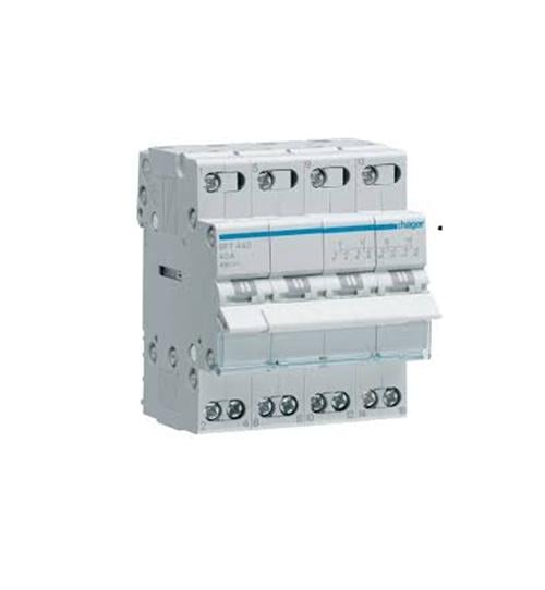 Переключатель Hager SFT440 4P I-0-II 40 А/400 В 4 м