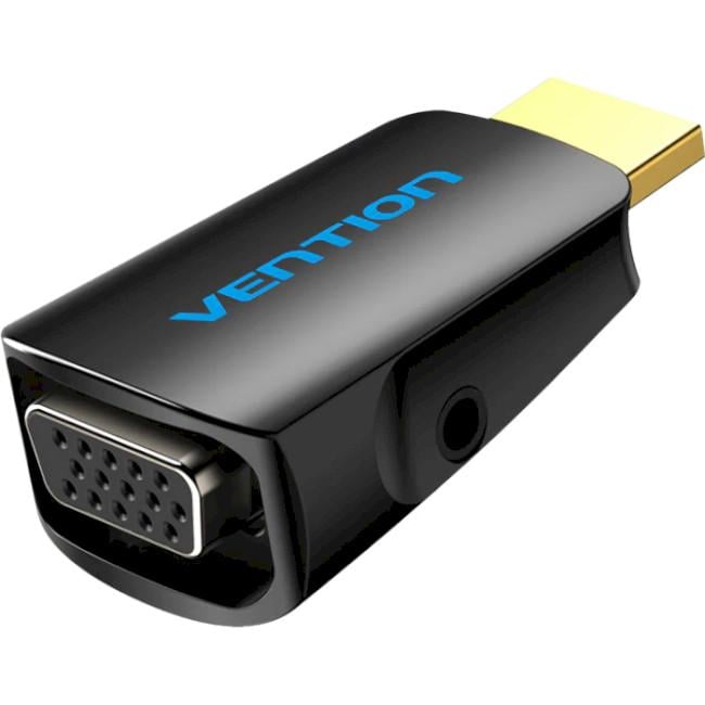 Адаптер-перехідник Vention HDMI-VGA+Audio v1.4 Чорний (605706)