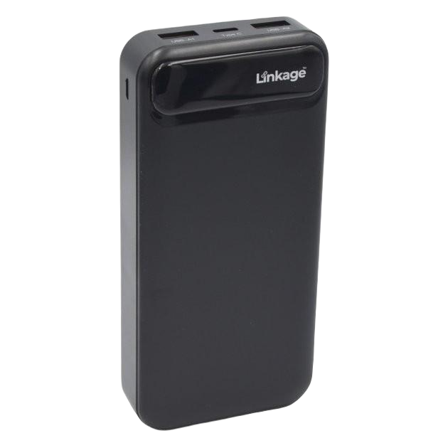 Повербанк Linkage LKP-21 2xUSB LCD 10000 mAh Black (3_02406) - фото 1